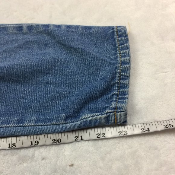 Vintage Mickey & Co Jeans Boys Girls Size 10 Blue Denim Embroidered 100% Cotton - Picture 12 of 14